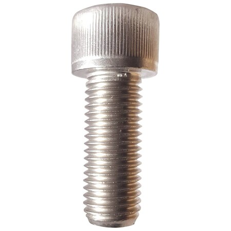 M6-1.00 Socket Head Cap Screw, Plain 316 Stainless Steel, 12 Mm Length, 100 PK